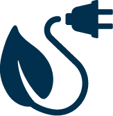 UNICA icoon Energietransitie blauw